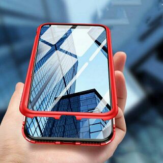 Ốp lưng kính hít nam châm IPhone X hiệu Shengo