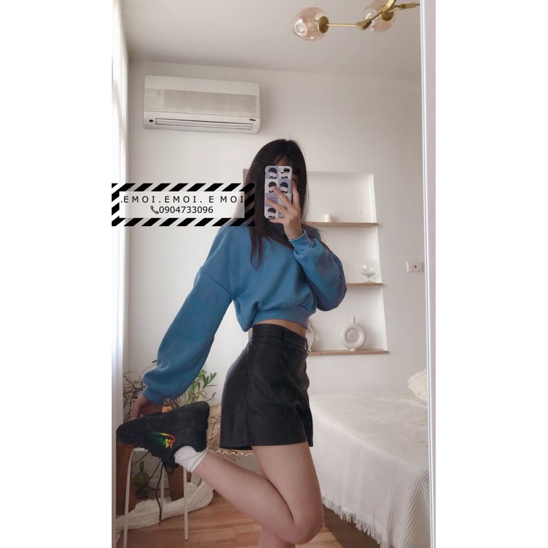 [Ulzzang Fashion] Croptop bo chun phong cách hàn quốc [100% ảnh thật] | BigBuy360 - bigbuy360.vn