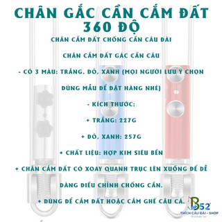 Chân Gác Cần Cắm Đất 360 độ