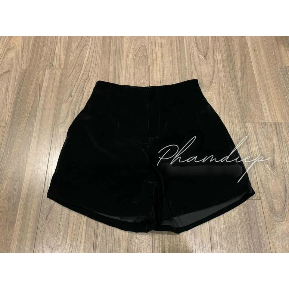 QUẦN SHORT NHUNG TRƠN BASIC CẠP CAO