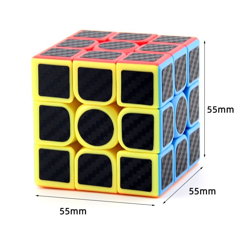 Rubik 3x3 Giá Rẻ Carbon SENGSO - Khối Robik 3×3 Mượt - Cục Rubit Nhanh Rubic SPEED CUBE - Robic Nha Trang - CB3301