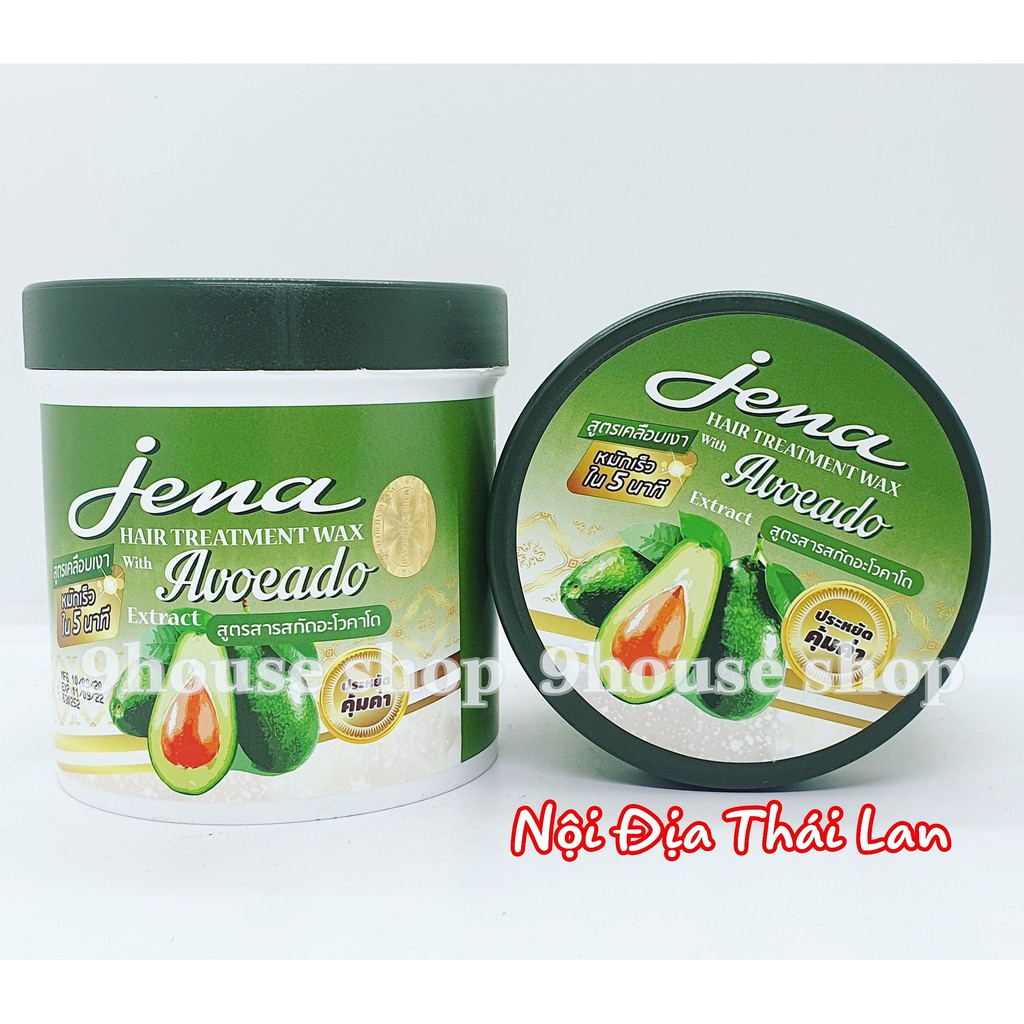 01 Hủ Ủ Tóc BƠ JENNA Hair Treatment Wax Avocado Thái Lan 500gram