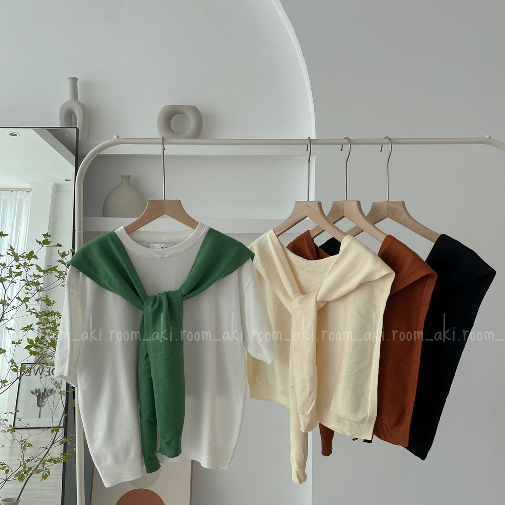 Khăn len giả áo choàng vai chất mịn 205