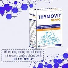 Viên uống Thymovit Sanfo tăng sức đề kháng, tăng khả năng phòng bệnh hộp 3 vỉ x 10 viên