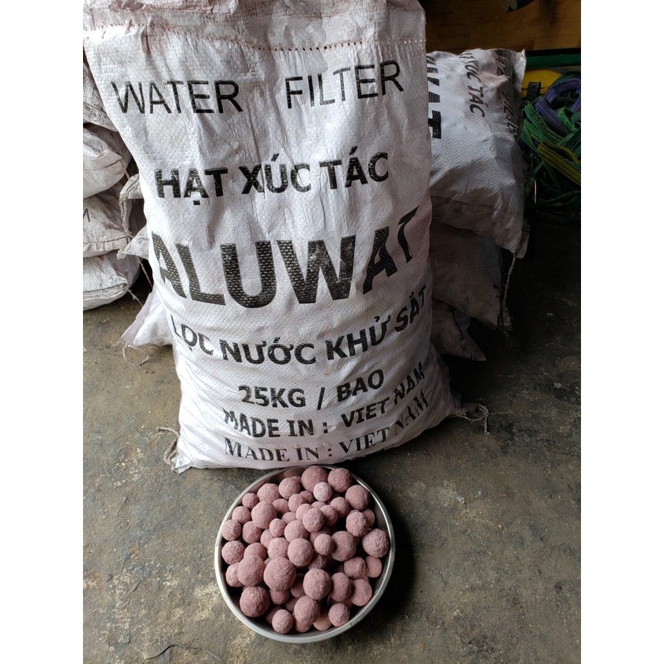 5kg hạt xúc tác lọc nước aluwat Việt Nam