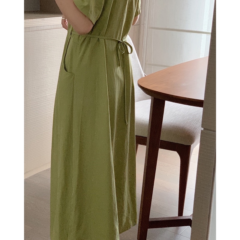 Đầm xanh bơ 110