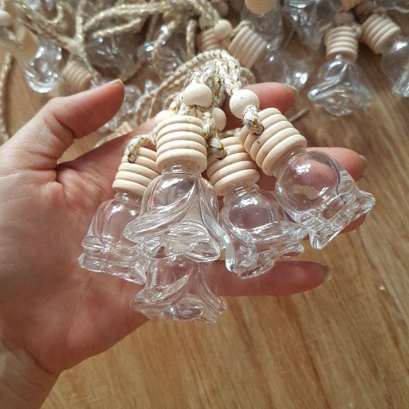 Chai treo xe hơi - Vỏ chai chiết tinh dầu treo xe 10ml