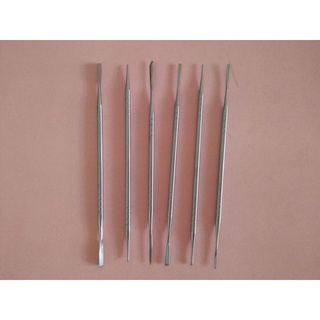 Bộ 6 dụng cụ làm đất sét, điêu khắc đất sét bằng inox
