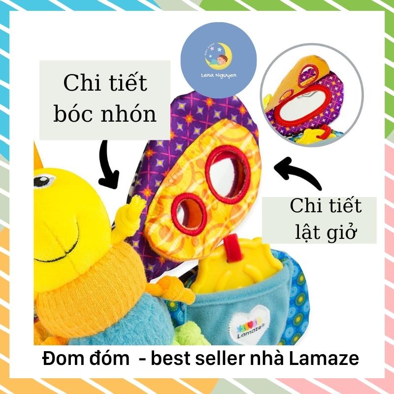 Đồ chơi thông minh phát triển đa giác quan đom đóm Fiddie thương hiệu Lamaze có nhạc âm thanh sột soạt vui tai
