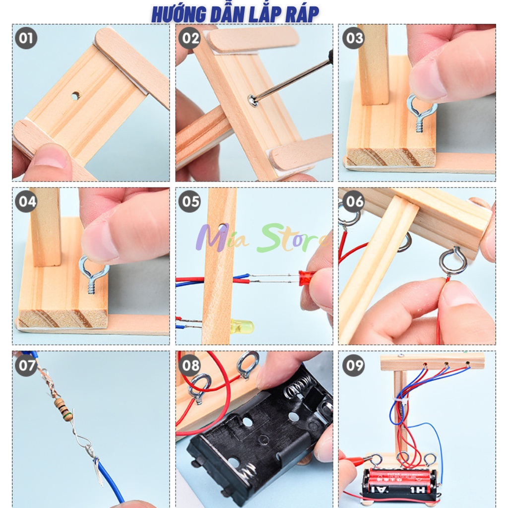 Đồ chơi sáng tạo STEM PHÁT MINH ĐÈN GIAO THÔNG , Đồ chơi DIY| Giáo dục STEAM