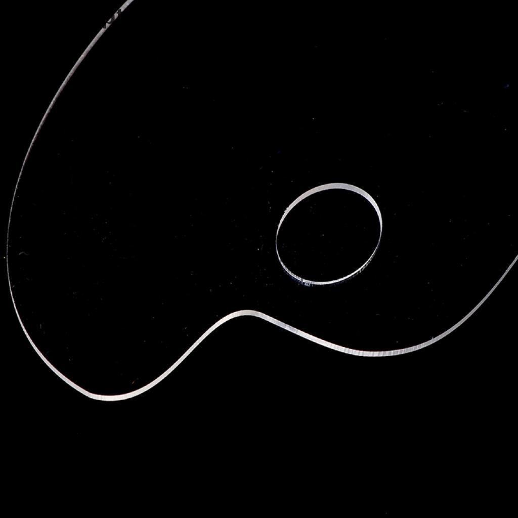 1 Khay Pha Màu Nước Bằng Acrylic Trong Suốt