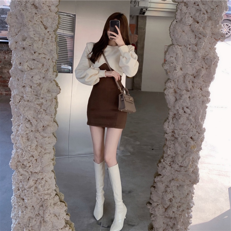 Đầm thun Perty dáng ngắn cỡ lớn thời trang gợi cảm