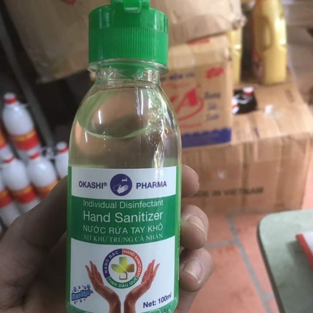 Nước rửa tay khô Okachi