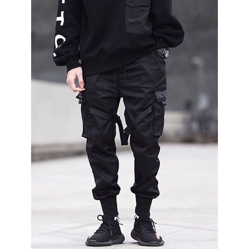 Quần Jogger Nam Túi Hộp Phối Dây Khóa Gài chất kaki cao cấp thích hợp mặc đi chơi đi du lịch phong cách siêu ngầu CHP