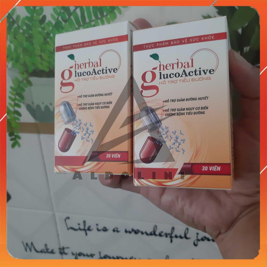 VIÊN UỐNG HERBAL GLUCOACTIVE - Hỗ Trợ Hạ Đường Huyết Cải Thiện Chỉ Số Ổn Định Sức Khỏe Toàn Diện - CHÍNH HÃNG HỘP 30V | BigBuy360 - bigbuy360.vn