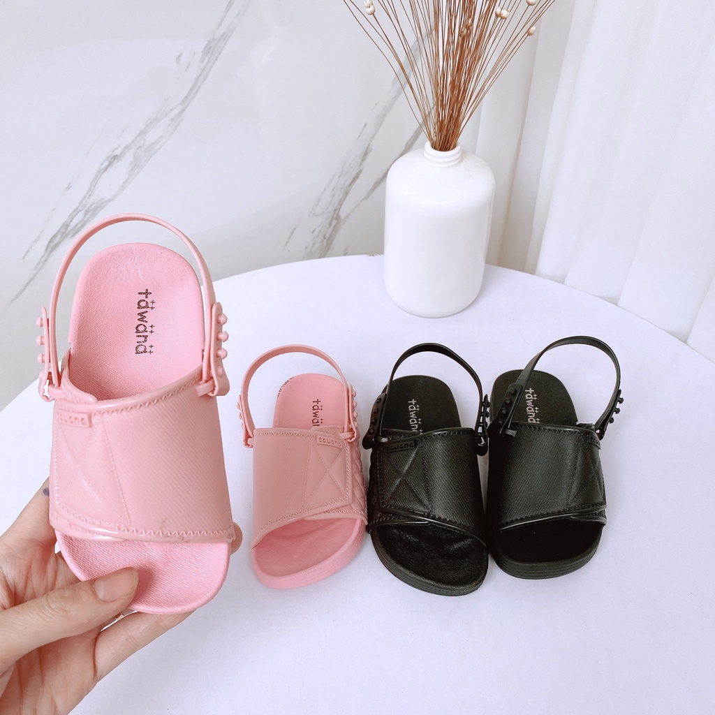 Đeo 2 kiểu Dép Lê Sandal Đeo Được 2 Kiểu Nhựa Dẻo Siêu Êm Chân Cho Bé Trai Bé Gái KB123