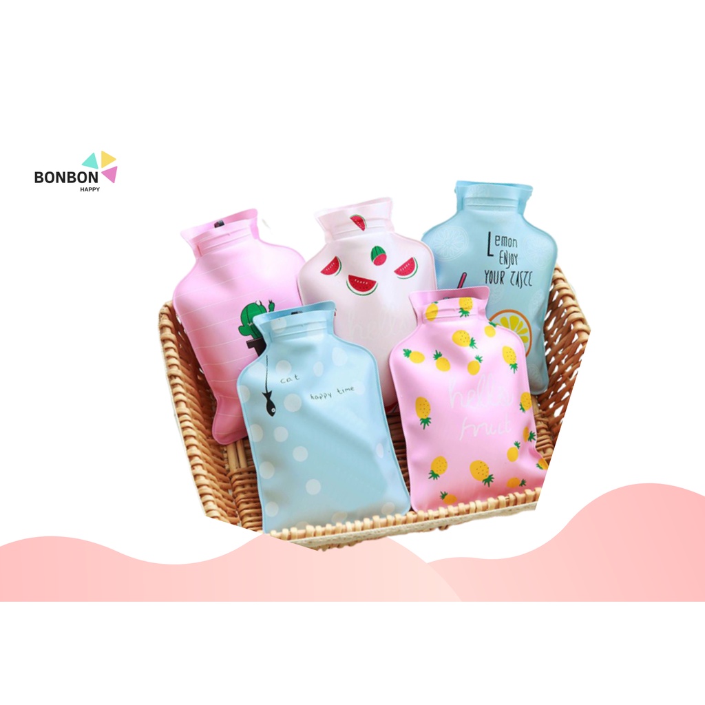 Túi sưởi mini ấm áp hình siêu kute có thể giặt (chọn mẫu)