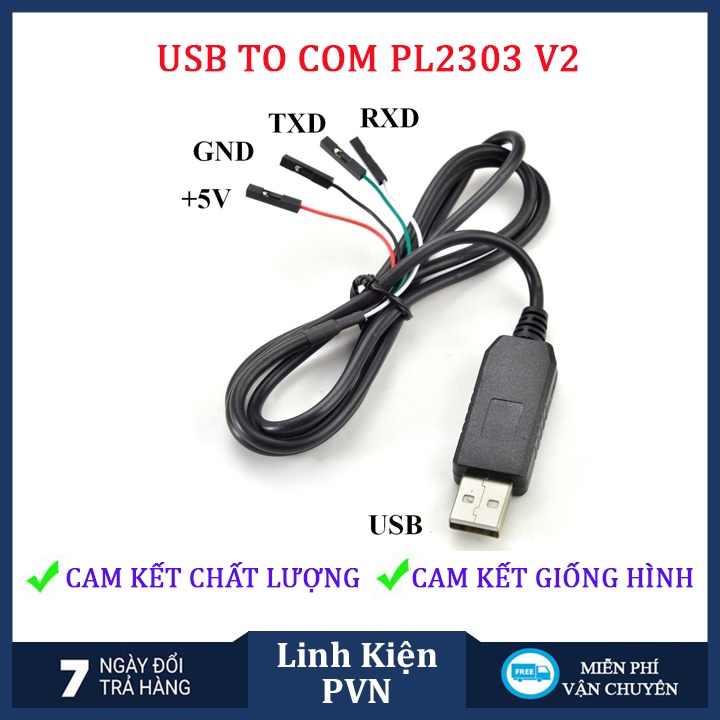 Cáp Chuyển USB TO COM PL2303 V2