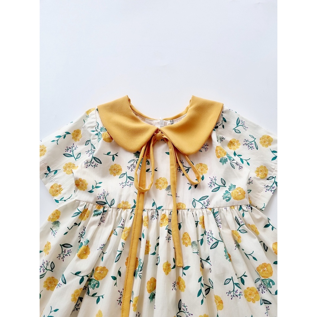 Váy bé gái mùa hè chất liệu mềm mát ⚡ 𝗙𝗥𝗘𝗘𝗦𝗛𝗜𝗣 ⚡ Đầm cho bé gái họa tiết hoa nhí dễ thương