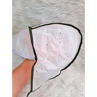 Nón móc lai tóc vải dù loại 15k