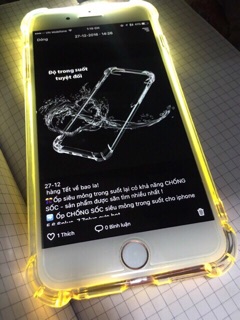 Ốp Iphone Chống Shock phát sáng led, va đập cho iphone 5/6/6+/7/7+