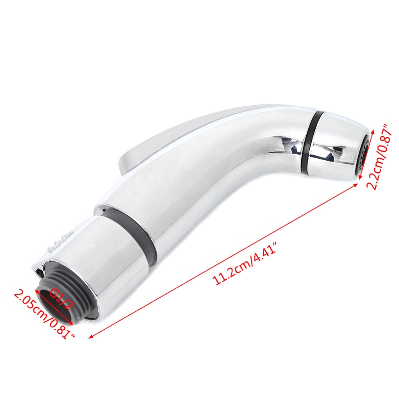 Vòi Xịt Toilet Cầm Tay Bằng Chrome ABS Tiện Dụng