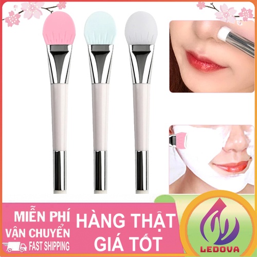 Cọ quét mặt nạ sillicon - Chổi quét mask cao cấp hai đầu siêu mềm đắp mặt nạ chăm sóc da