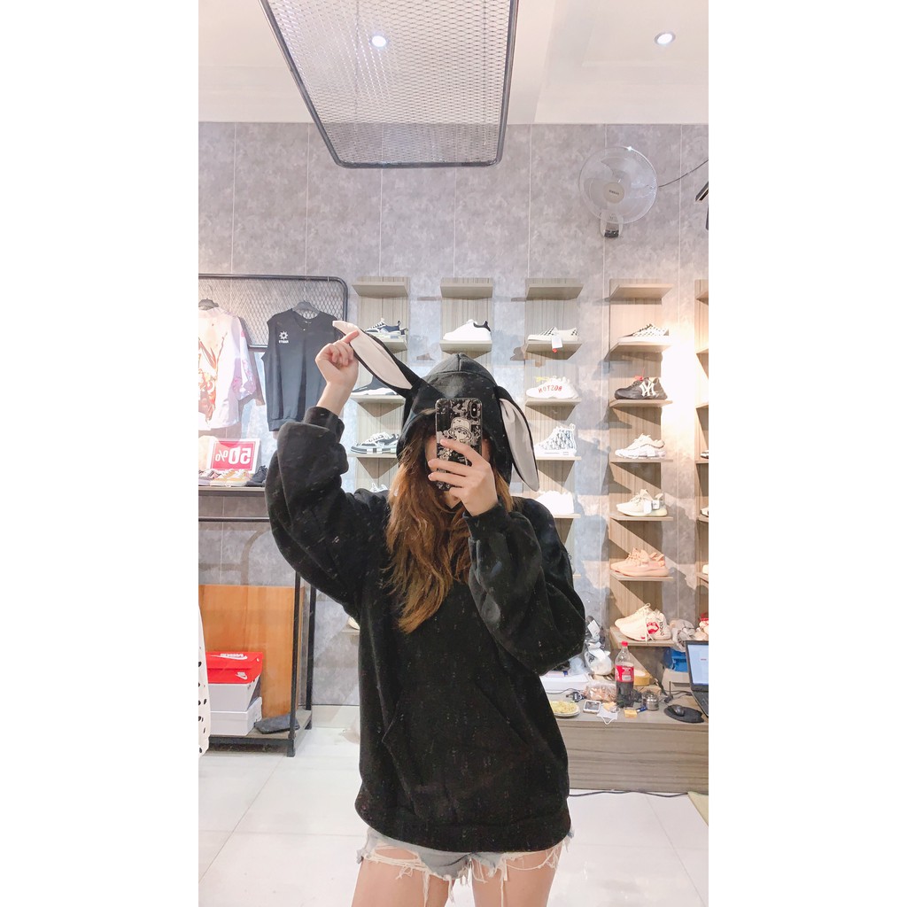 Áo Hoodie Nam Nữ Tai Thỏ 2 Màu Có Ảnh Thật Tự Chụp - Áo Thu Đông Chất Nỉ Mềm Mịn Hottrend 2021 Unisex X.Store | BigBuy360 - bigbuy360.vn