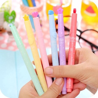 3pcs Cute Stars Various Patterns Colorful highlighters