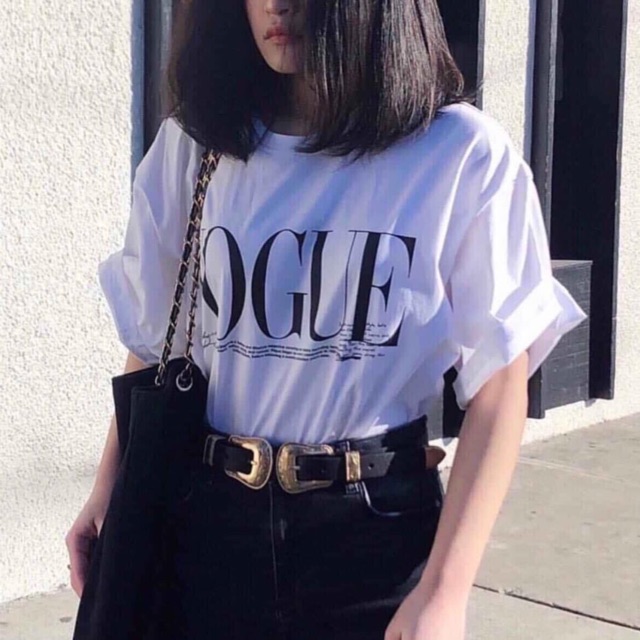 Áo thun Vogue oversize