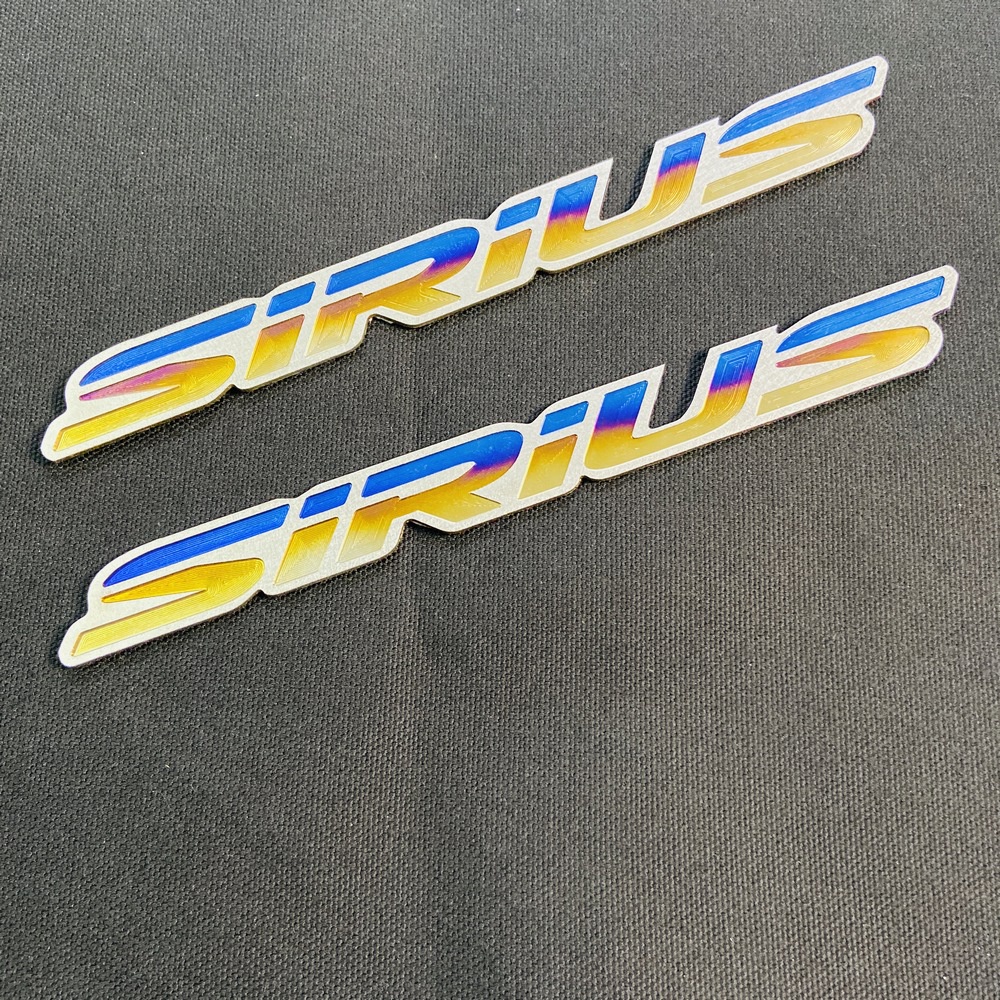 BỘ TEM TITAN TÊN CHỮ XE RAIDER, SONIC, WINNER, WINNER X, VARIO, CLICK, SATRIA, KEO DÁN 3M TRANG TRÍ XE SIÊU CHẤT