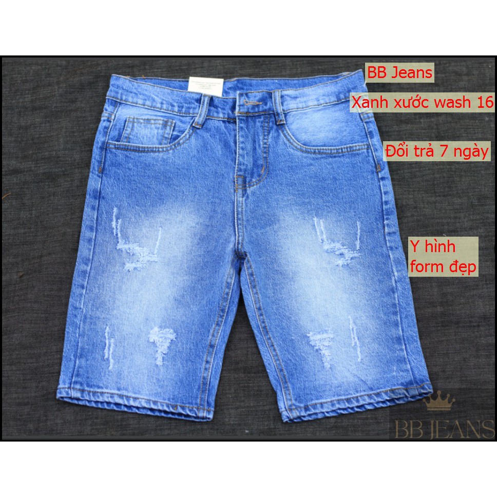 Quần  short Jean nam cao cấp AH08-293