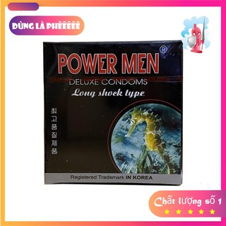 Bao cao su power men long shock type