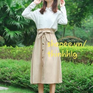 Chân váy thô quảng châu dài