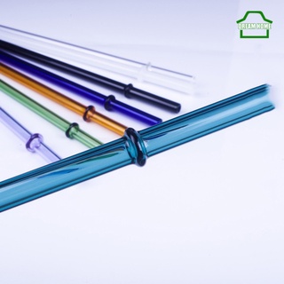 Ống hút thủy tinh 23cm thiết kế chống trượt thay thế cho bình nước