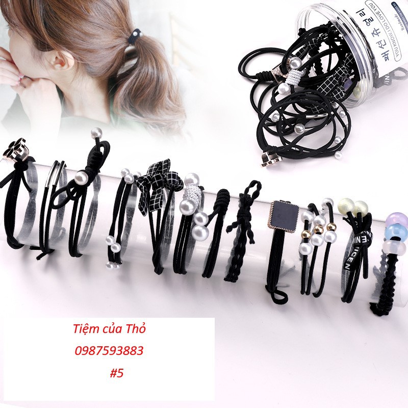 Set chun buộc tóc kiểu Hàn Quốc (PK13)