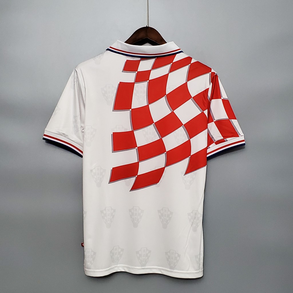 Áo Bóng Đá Đội Tuyển Croatia 1998 Phong Cách Retro