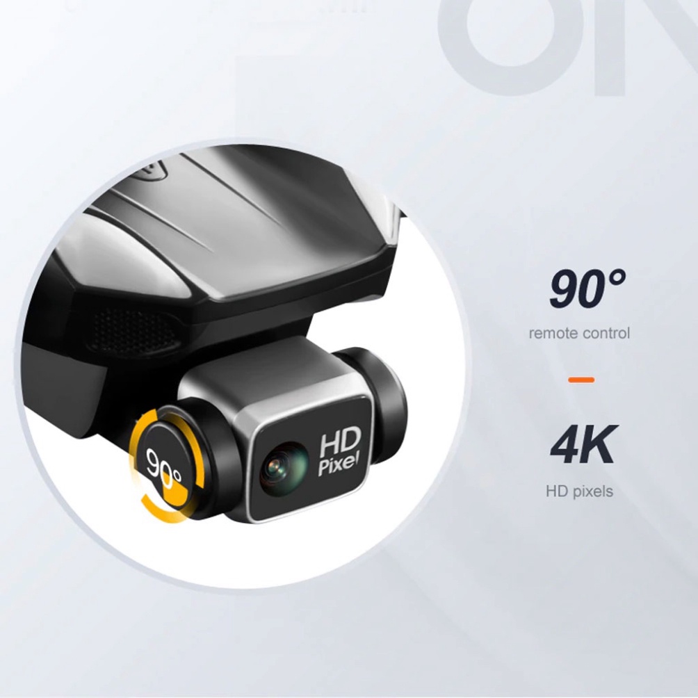 2 Camera + Bay Xa 1500M GPS Máy Bay Drone Flycam K90 Max Camera 4k GPS Bay 28 Phút, Cảm Biến Tránh Vật Cản, Pin Trâu