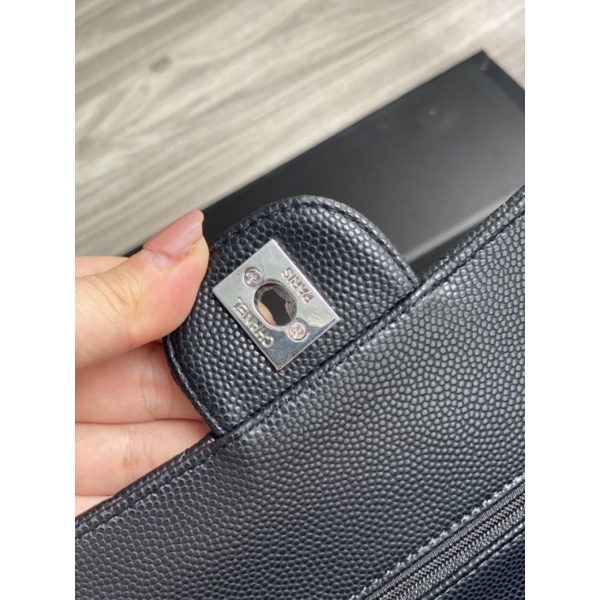 Túi chéo nữ C.N da hột caviar sz25.5cm phom dáng đẹp xịn