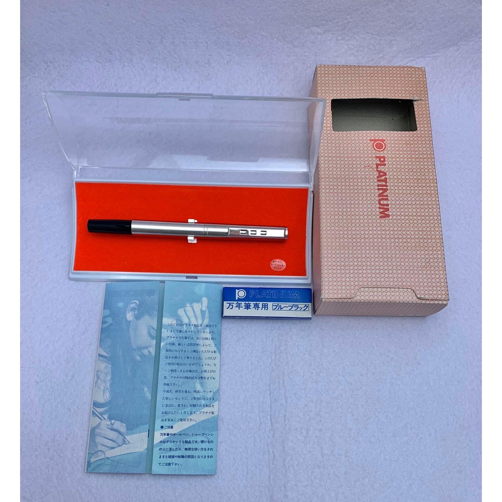 Bút mực Platinum Stainless Stell sản xuất tại Nhật Bản - 1500.60165