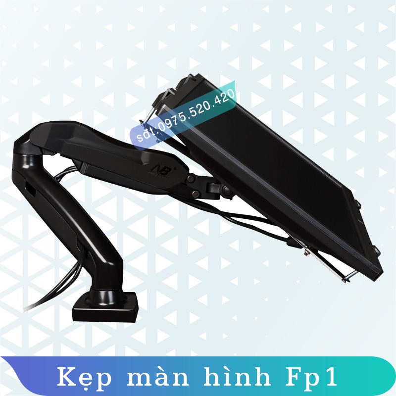 FP1 - Bộ Kẹp Màn Hình Máy Tính/ Sử Dụng Cho Màn Hình Không Thiết Kế Treo - 17 - 27 Inch