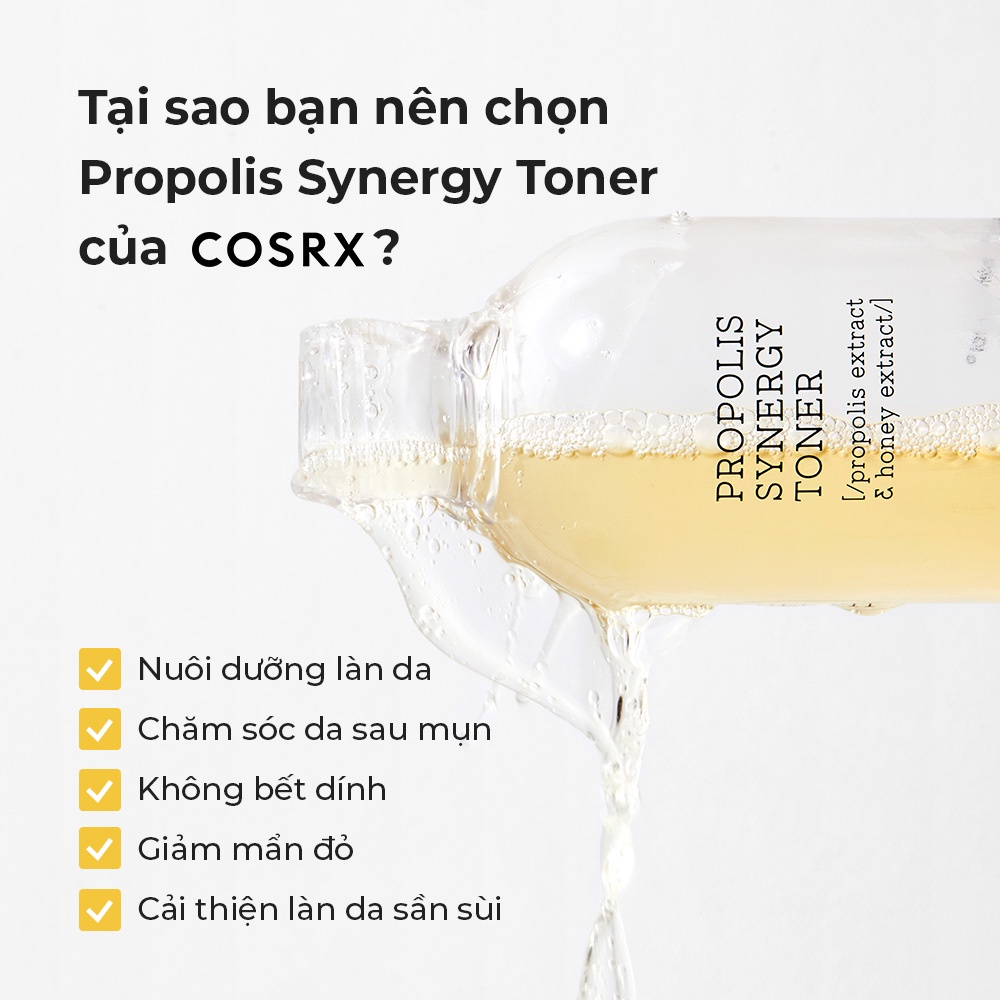 Nước cân bằng da chiết xuất keo ong COSRX 150ml