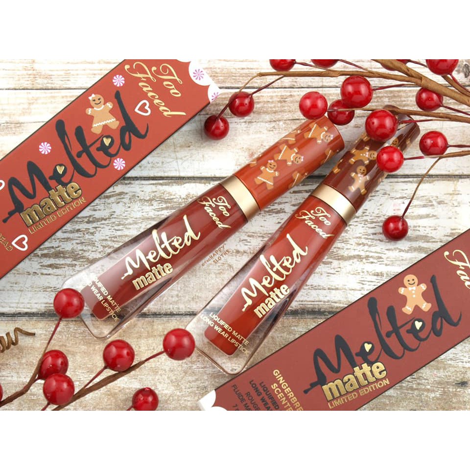 SON KEM LÌ TOO FACE MELTED MATTE GIGERBREAD MAN | BigBuy360 - bigbuy360.vn