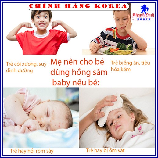 [ Hộp 10 gói ] Nước Hồng Sâm Baby Sanga Hàn Quốc - Bổ sung vitamin, tăng đề kháng cho bé