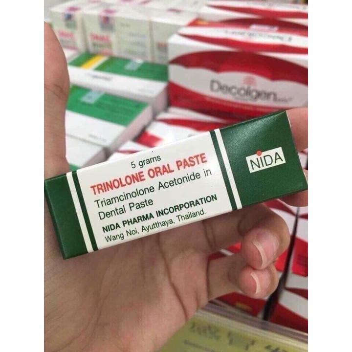 Tuýp Kem Bôi Nhiệt Miệng Trinolone Oral Paste Chính Hãng Thái Lan