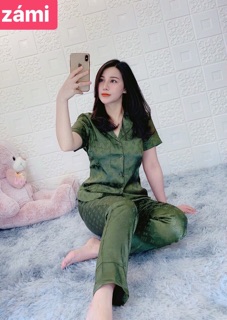 Bộ ngủ lụa gấm