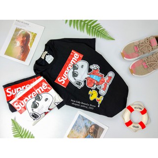 Áo thun nữ Supreme Snoopy siêu ngầu