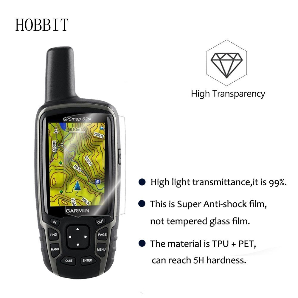 Kính Cường Lực 9h Bảo Vệ Màn Hình Cho garmin gpsmap 62s 62sc 62st 62stc 64 64s 64sx 64st 65s 65sr Astra 320 430 900 alpha 50