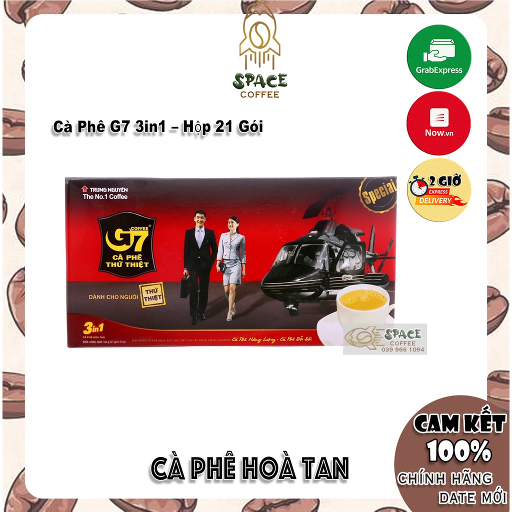 Cà Phê Trung Nguyên hoà tan G7 3in1 Hộp 21 Gói | BigBuy360 - bigbuy360.vn