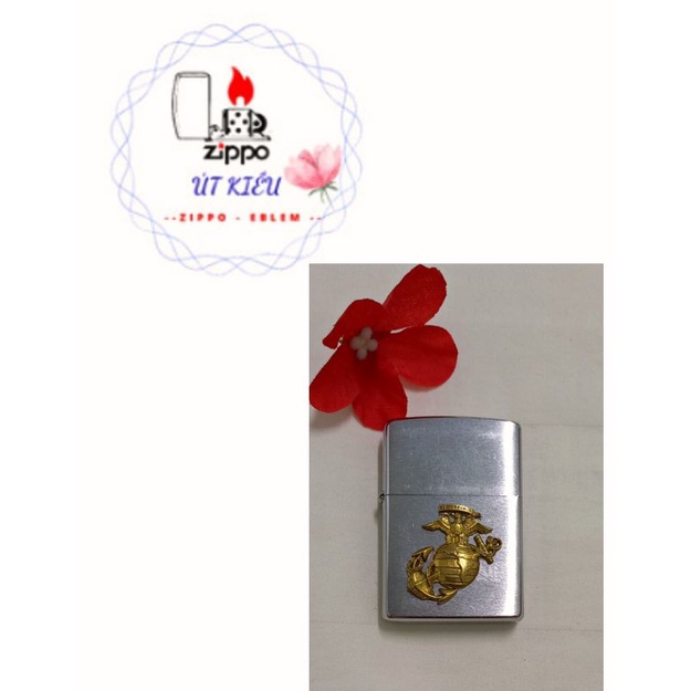 Miếng eblem dán Zippo đồng nguyên khối con rắn US22